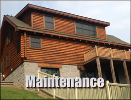  West Mansfield, Ohio Log Home Maintenance