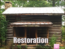 Historic Log Cabin Restoration  West Mansfield, Ohio